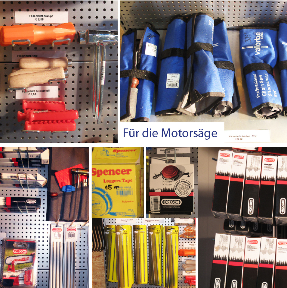 Zubehör für die Motorsäge
